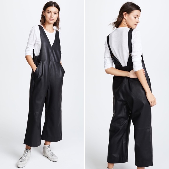 💥LASTCHANCE💥 Free People Vegan Leather Jumpsuit - Picture 2 of 7